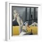 Peeping V-Vaan Manoukian-Framed Art Print