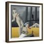 Peeping V-Vaan Manoukian-Framed Art Print