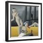 Peeping V-Vaan Manoukian-Framed Art Print