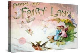 Peeps into Fairyland-F.E. Weatherly-Stretched Canvas