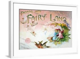 Peeps into Fairyland-F.E. Weatherly-Framed Art Print