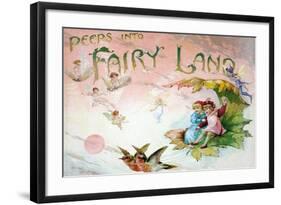 Peeps into Fairyland-F.E. Weatherly-Framed Art Print