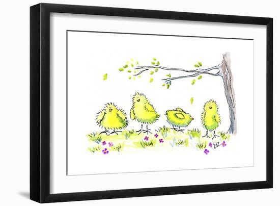 Peeps-Jennifer Zsolt-Framed Giclee Print