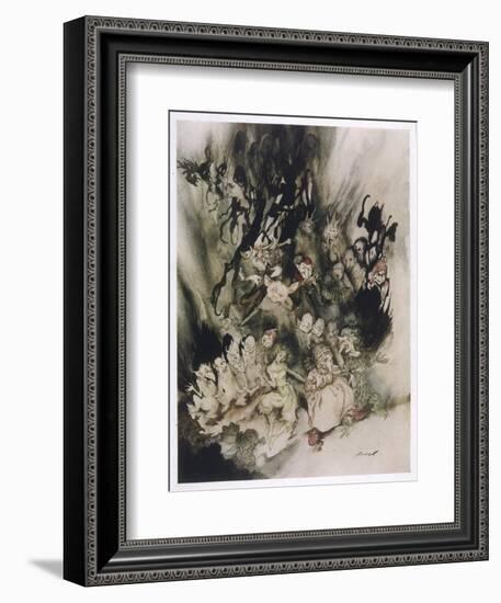 Peer Gynt, Troll Dance-Arthur Rackham-Framed Art Print