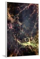 Peering into the Heart of the Crab Nebula Space Art-null-Framed Photo