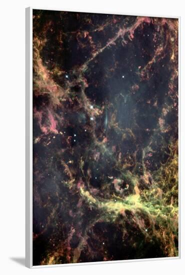 Peering into the Heart of the Crab Nebula Space Art-null-Framed Photo