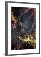 Peering into the Heart of the Crab Nebula Space Art-null-Framed Photo