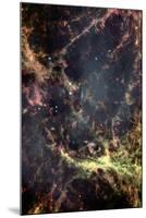 Peering into the Heart of the Crab Nebula Space Art-null-Mounted Photo