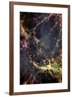 Peering into the Heart of the Crab Nebula Space Art-null-Framed Photo