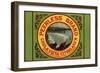 Peerless Brand - Chula Vista, California - Citrus Crate Label-Lantern Press-Framed Art Print