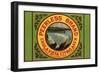Peerless Brand - Chula Vista, California - Citrus Crate Label-Lantern Press-Framed Art Print