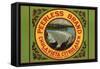 Peerless Brand - Chula Vista, California - Citrus Crate Label-Lantern Press-Framed Stretched Canvas