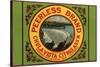 Peerless Brand - Chula Vista, California - Citrus Crate Label-Lantern Press-Stretched Canvas