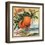 Peerless Brand - National City, California - Citrus Crate Label-Lantern Press-Framed Art Print