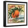 Peerless Brand - National City, California - Citrus Crate Label-Lantern Press-Framed Art Print