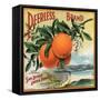 Peerless Brand - National City, California - Citrus Crate Label-Lantern Press-Framed Stretched Canvas