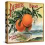 Peerless Brand - National City, California - Citrus Crate Label-Lantern Press-Stretched Canvas