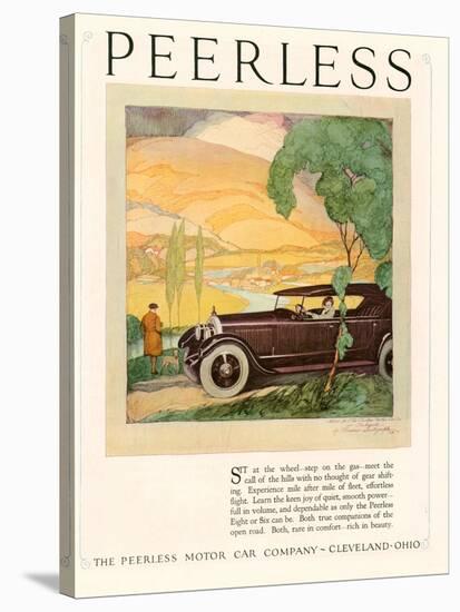 Peerless, Magazine Advertisement, USA, 1924-null-Stretched Canvas