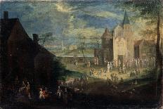 Kermis, 17th Century-Peeter Gysels-Stretched Canvas