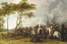 The Spanish and Imperial Troops Defeated by France and Savoy at Valenza Po-Peeter Snayers-Giclee Print