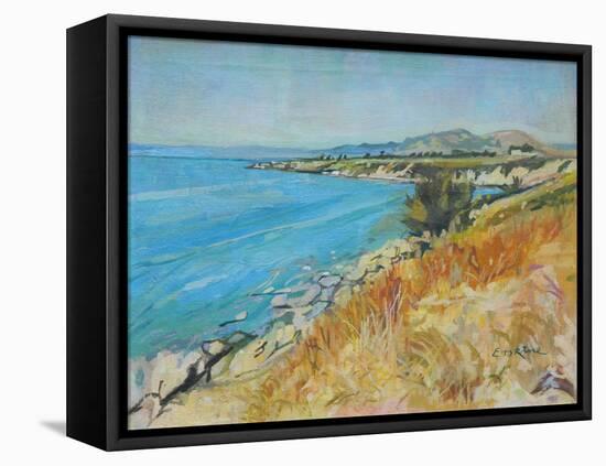 Pefkos Bay, Rhodes-John Erskine-Framed Stretched Canvas