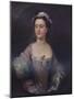 'Peg Woffington', c1745, (1911)-William Hogarth-Mounted Giclee Print