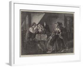 Peg Woffington's Visit to Triplet-Rebecca Solomon-Framed Giclee Print