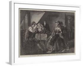 Peg Woffington's Visit to Triplet-Rebecca Solomon-Framed Giclee Print