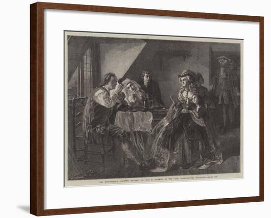 Peg Woffington's Visit to Triplet-Rebecca Solomon-Framed Giclee Print