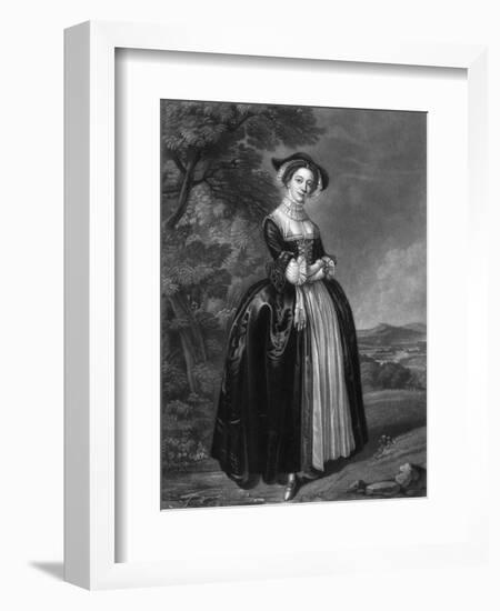 Peg Woffington, Shury-GS Shury-Framed Art Print