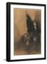 Pegasus and Bellerophon, c.1888-Odilon Redon-Framed Premium Giclee Print