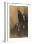 Pegasus and Bellerophon, c.1888-Odilon Redon-Framed Giclee Print