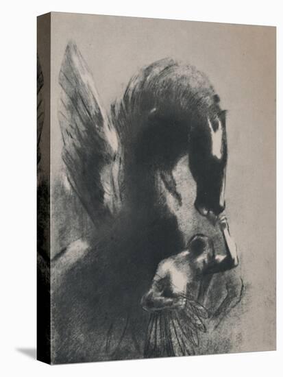 'Pegasus Captive', 1889, (1946)-Odilon Redon-Stretched Canvas