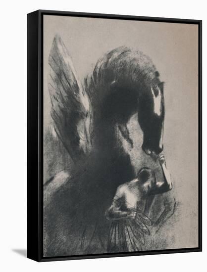 'Pegasus Captive', 1889, (1946)-Odilon Redon-Framed Stretched Canvas