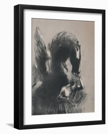 'Pegasus Captive', 1889, (1946)-Odilon Redon-Framed Giclee Print