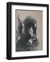 'Pegasus Captive', 1889, (1946)-Odilon Redon-Framed Giclee Print