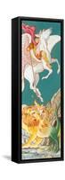 Pegasus, Greek Mythology-Encyclopaedia Britannica-Framed Stretched Canvas