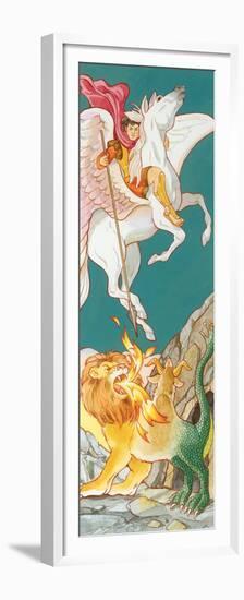Pegasus, Greek Mythology-Encyclopaedia Britannica-Framed Premium Giclee Print