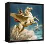 Pegasus, the Winged Horse-Fortunino Matania-Framed Stretched Canvas