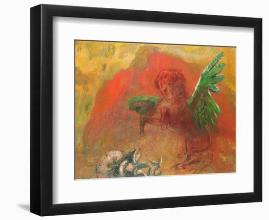 Pegasus Triumphant-Odilon Redon-Framed Giclee Print