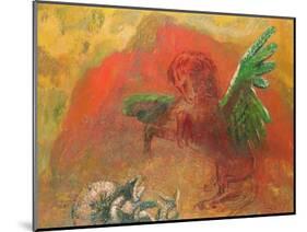 Pegasus Triumphant-Odilon Redon-Mounted Giclee Print