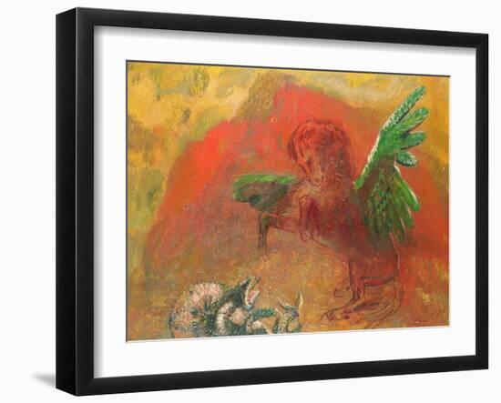 Pegasus Triumphant-Odilon Redon-Framed Giclee Print