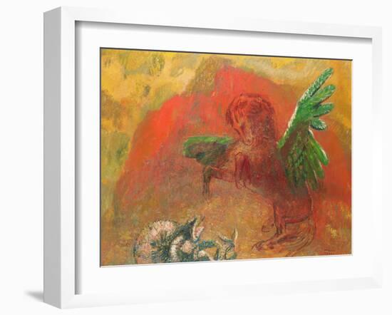 Pegasus Triumphant-Odilon Redon-Framed Giclee Print