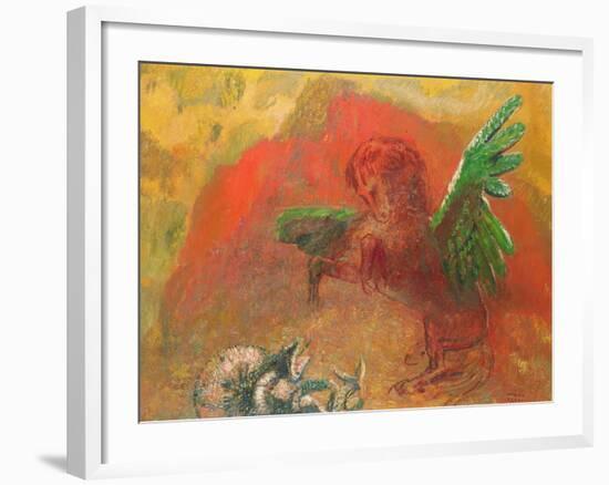 Pegasus Triumphant-Odilon Redon-Framed Giclee Print