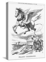 Pegasus Unharnessed, 1865-John Tenniel-Stretched Canvas