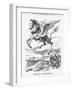 Pegasus Unharnessed, 1865-John Tenniel-Framed Giclee Print