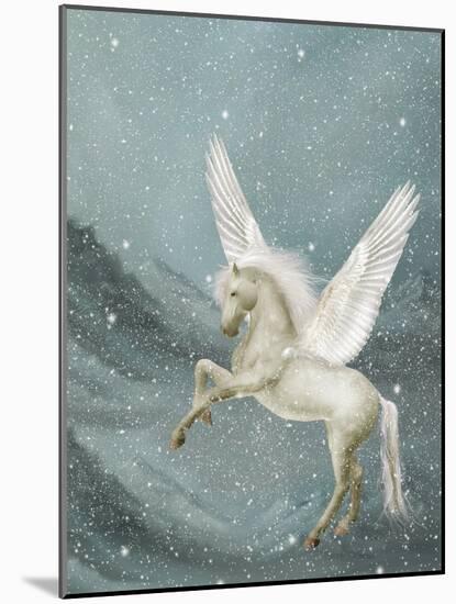 Pegasus-justdd-Mounted Art Print