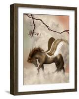 Pegasus-justdd-Framed Art Print