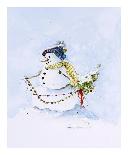 Snowman Two-Peggy Abrams-Art Print