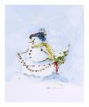 Snowman Two-Peggy Abrams-Framed Art Print